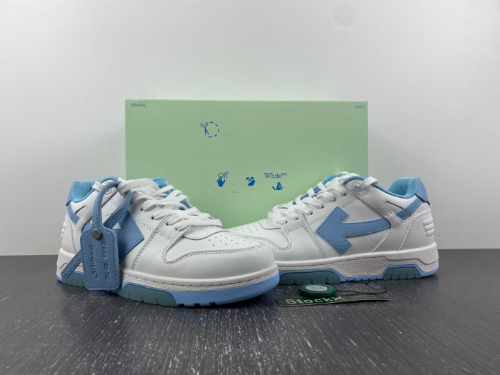 ofw out of office low-top leather sneakers 23053003