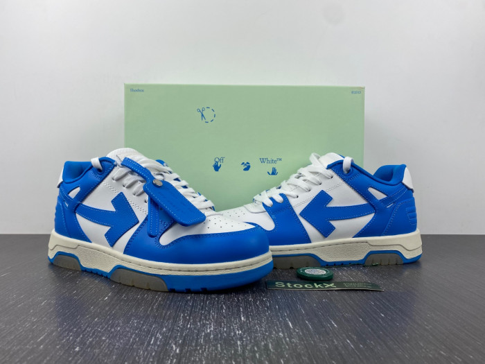 ofw out of office low-top leather sneakers 23061001