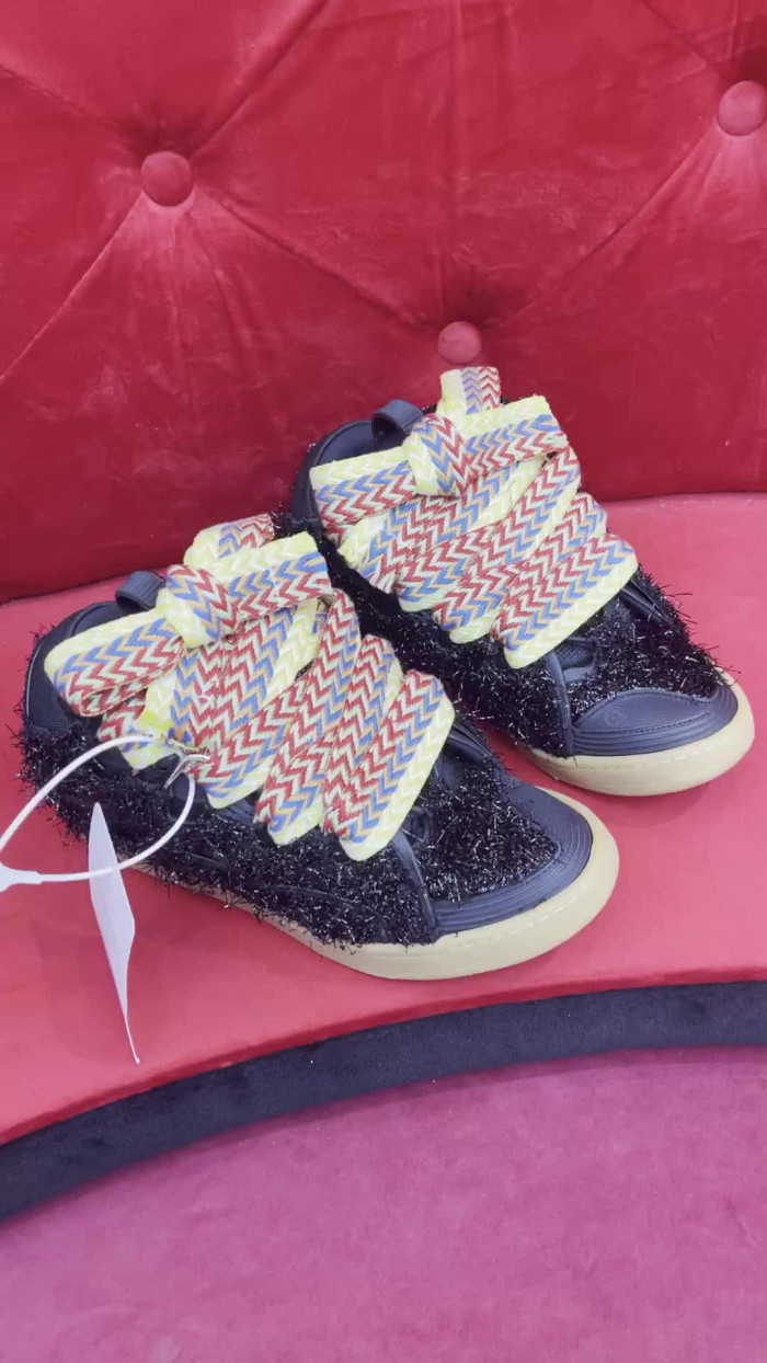 lanvin curb sneaker