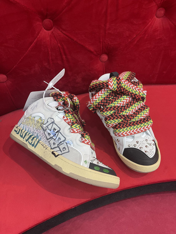 lanvin curb sneaker