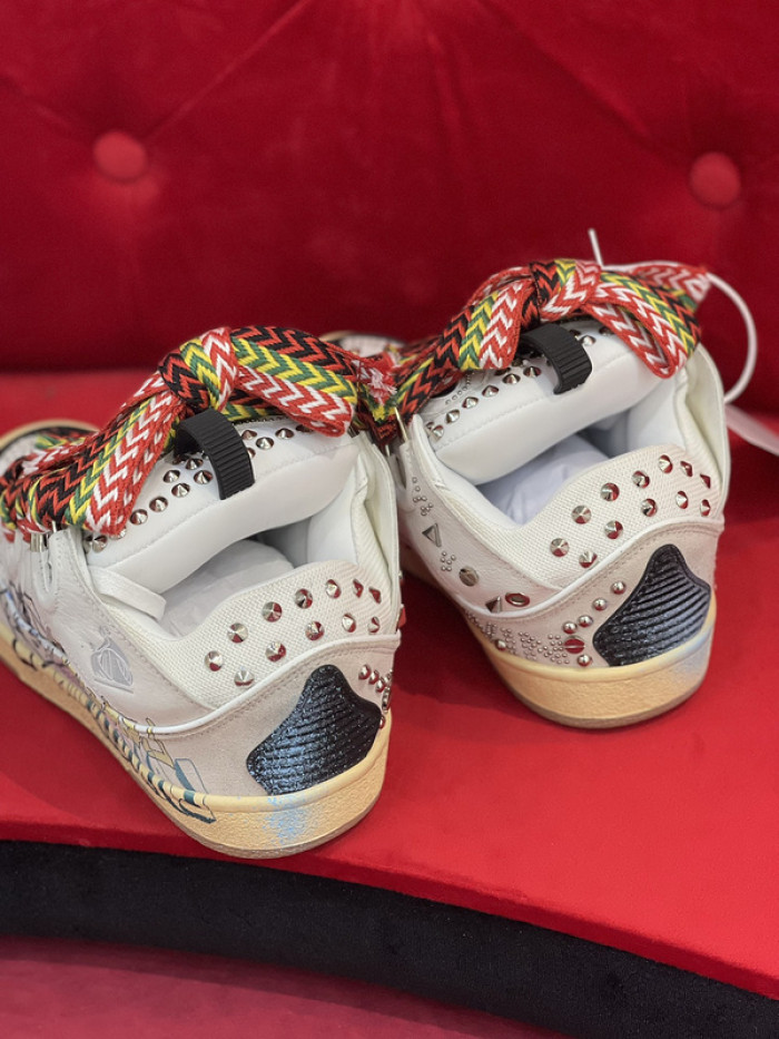lanvin curb sneaker