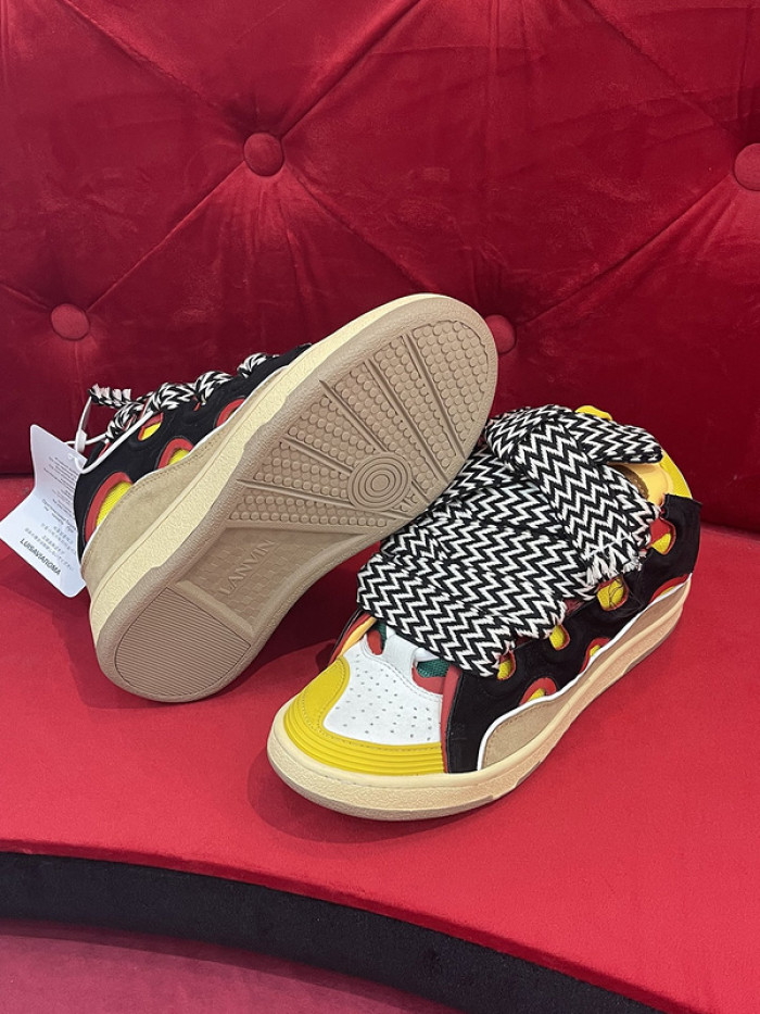 lanvin curb sneaker