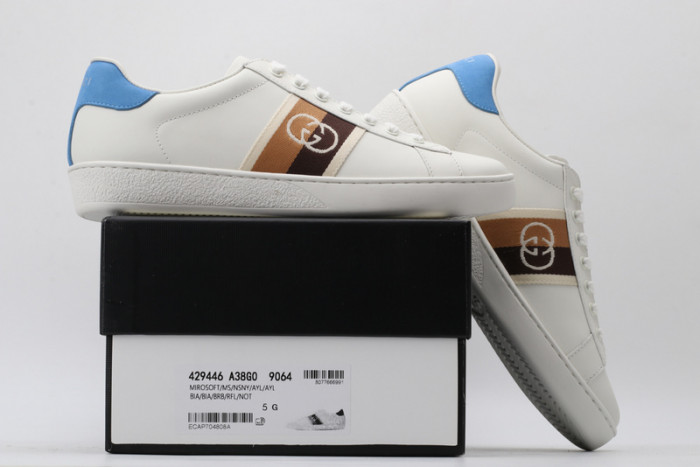 gi ace embroidered low-top sneaker