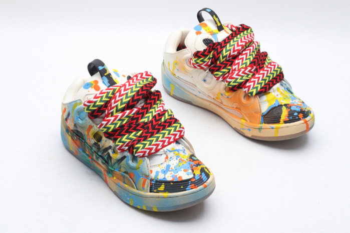 lanvin curb sneaker