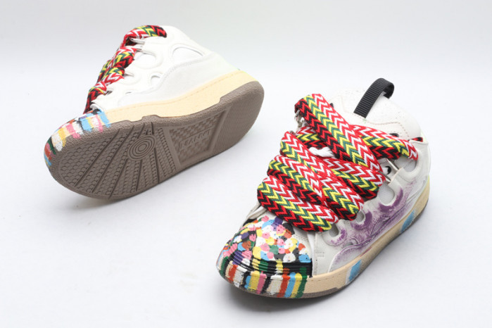lanvin curb sneaker
