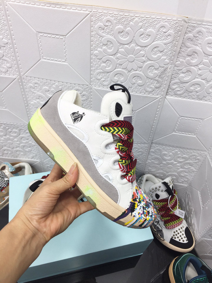 lanvin curb sneaker