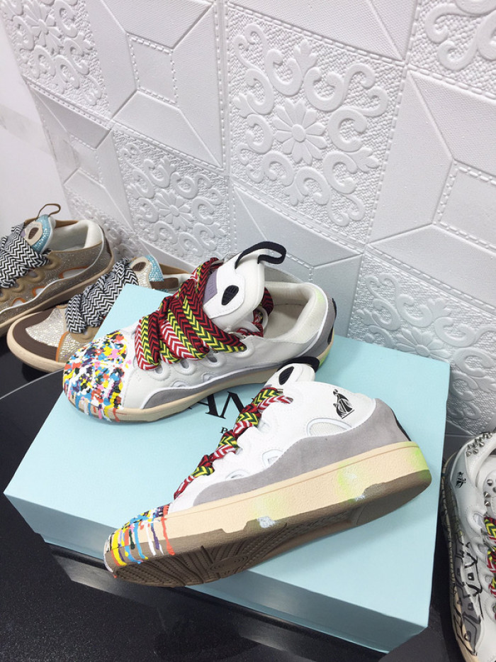 lanvin curb sneaker