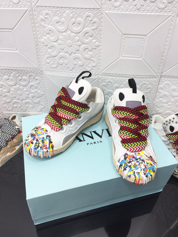 lanvin curb sneaker