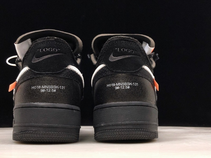ofw nike air force 1 black - ao4606-001
