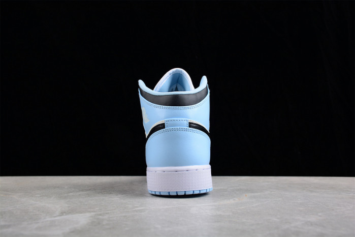 jordan 1 mid ice blue - 555112-401
