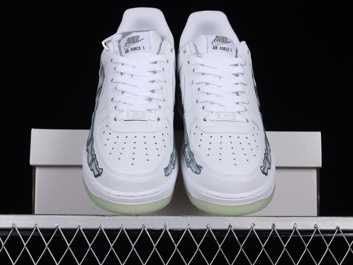 nike air force 1 low skeleton halloween bq7541-100