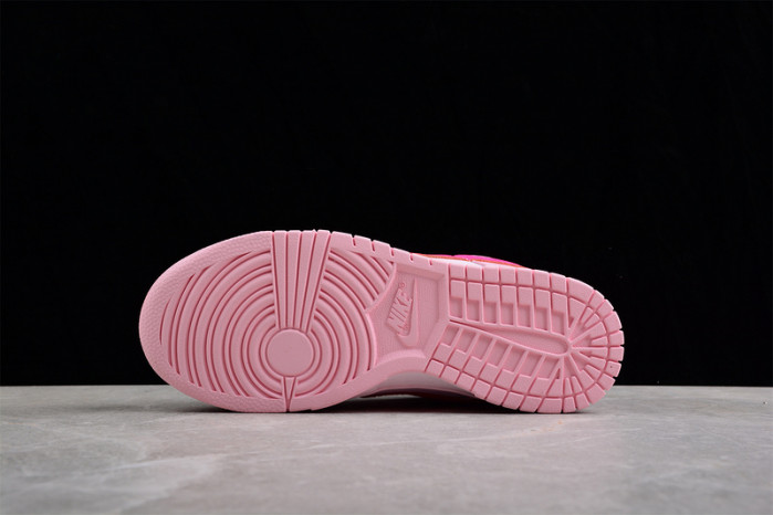 nike dunk low triple pink - dh9756-600