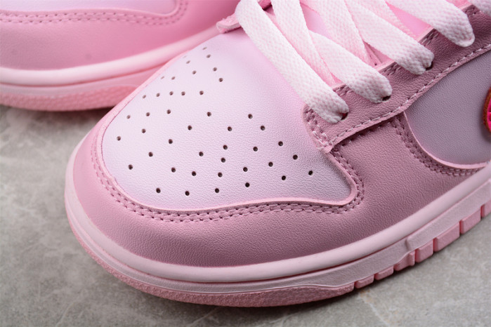 nike dunk low triple pink - dh9756-600
