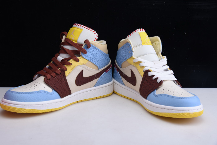 air jordan 1 mid se fearless maison chateau cu2803-200