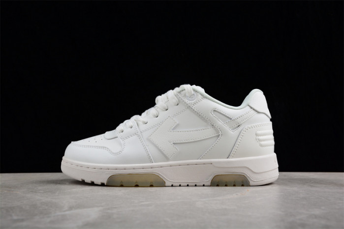 ofw out of office low-top leather sneakers 23062104