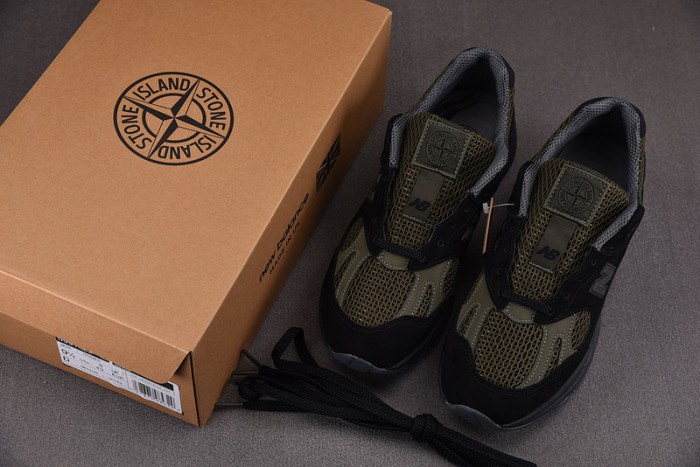 stone island x new balance 991v2 black olive u991sd2
